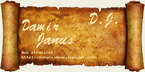 Damir Janus vizit kartica